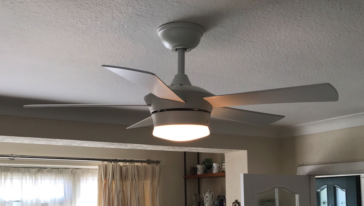 Ceiling Fan with Light - Bright Spark Electricians - Tunbridge Wells