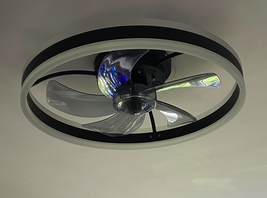 Modern Ceiling Fan - Installed by Bright Spark Electricians