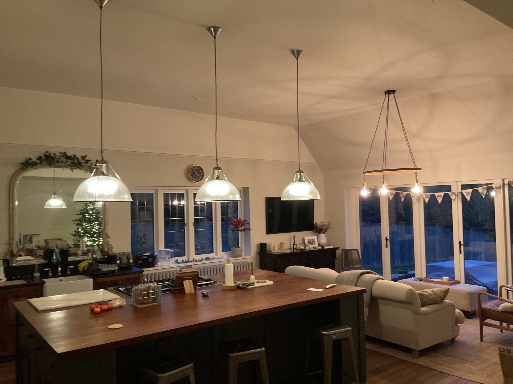 Kitchen island lighting