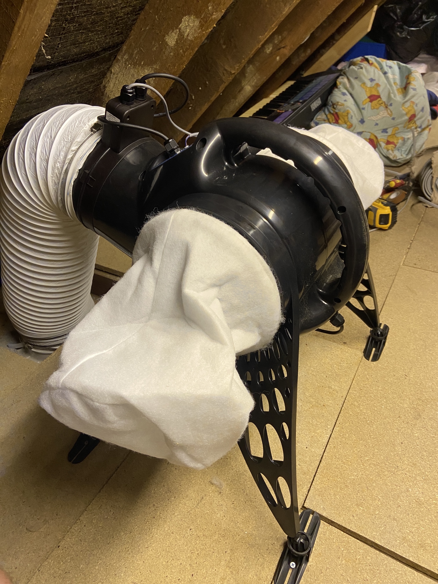 Positive Input Ventilation Unit in Loft